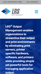 Mobile Screenshot of lrsoutputmanagement.com